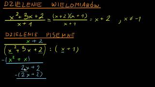 Wprowadzenie do dzielenia wielomianów [upl. by Mota134]