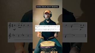 Snare Sight Reading drummer percussion shortsvideo drums reels reelsinstagram practicepad [upl. by Barnum]