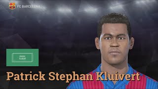 Patrick Stephan Kluivert  PES Clasico Face Bodyamp Stats [upl. by Fattal]