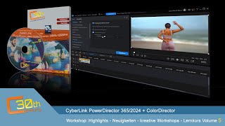 Highlights zum Video Lernkurs Volume 5 für CyberLink PowerDirector 365 [upl. by Narual]