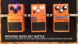 JHS  Keeley  Analogman DS1 Mod Shootout [upl. by Eelrehpotsirhc423]