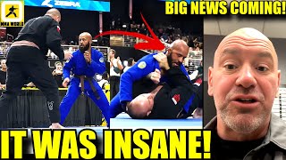 MMA Community react to Demetrious Johnson beating a man twice his sizeDana White teases BIG UK Card [upl. by Jewell]