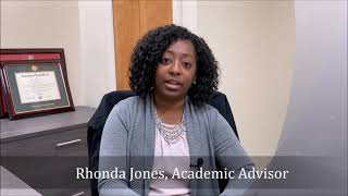 Introducing Rhonda Jones Academic Advisor [upl. by Margaret]