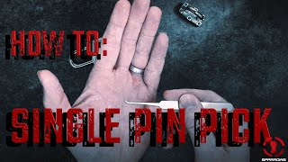 Learn SINGLE Pin Lock Picking [upl. by Nolyarb]