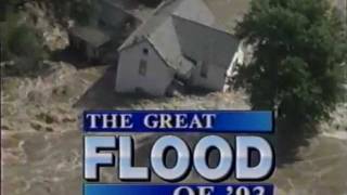 KSDK Great Flood of 93 October 1993 [upl. by Enirok82]