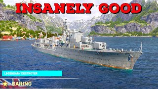 HMS Daring first look This thing is insanely good wowslegends [upl. by Llirrem243]