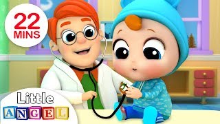 Going To The Doctor  More Little Angel Kids Songs amp Nursery Rhymes [upl. by Lacym]