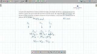 Regla de interés simple  Problema XIII [upl. by Anaidiriv]