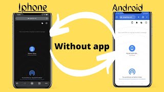 How to transfer data iphone to android free snapdropnet [upl. by Lleneg]