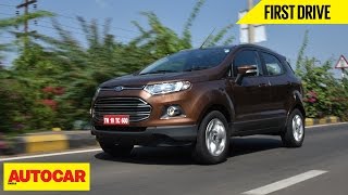 2016 Ford EcoSport  First Drive  Autocar India [upl. by Koorb]