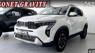 New Kia Sonet Gravity Edition 🔥  1049 lakh 🔥 new sonet htk 2024kia sonet htk optional 2024kia [upl. by Ovatsug]