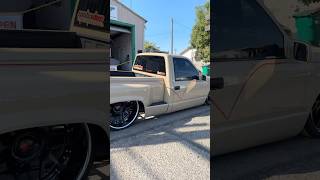 Bagged OBS Silverado Kandy Paint 🍭 on Forgiato Rims droppedtrucks obschevy silverado forgiato [upl. by Nomma]