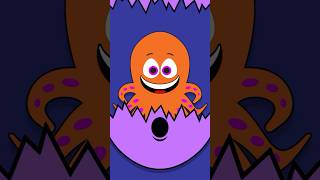 Shake Shake Shake Pop octopus toddler learning cartoonforkids BabyBigMouth egg shorts [upl. by Aleksandr385]