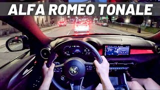 2043 Alfa Romeo Tonale  POV Night Drive [upl. by Eirehc555]