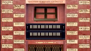 Virtual Silbermann Organ Zöblitz  Johann Sebastian Bach  Wachet auf ruftuns die Stimme [upl. by Enohpets276]