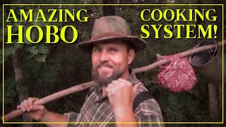 AMAZING HOBO COOKING SYSTEM Great project [upl. by Aroled]