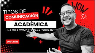 Clasificación de la Comunicación Académica Guía Completa para Estudiantes Brillantes [upl. by Iives29]