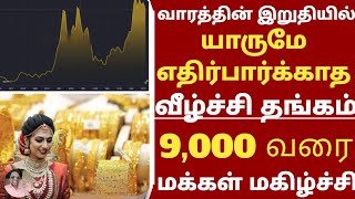 சரிவு மகிழ்ச்சி மீண்டும் இன்று தங்கம்TODAY GOLD AND SILVER RATESilver Pricegold rate22K [upl. by Joao]