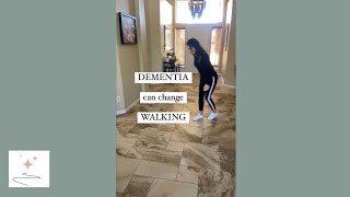 Walking Changes in Dementia shorts [upl. by Annahavas]