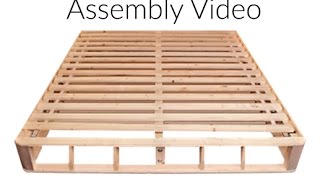 Wooden Foundation Assembly Video [upl. by Bandur]