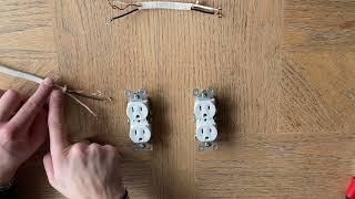 How To Wire Outlets In A Daisy Chain Wire Multiple Outlets Series Receptacle [upl. by Rudolfo]