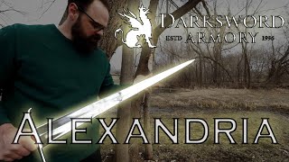 Darksword Armory Alexandria Sword Review and Destruction [upl. by Atiras648]