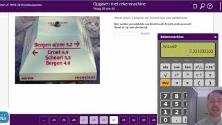 Examentraining Rekenen 2F Examen 1819 deel 4  27  33 [upl. by Tterag960]