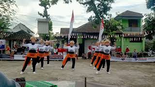 Juara 1 satu Lomba Senam Kreasi Hari Merdeka  HUT RI ke 77 Tahun 2022  Bumi Harapan Permai [upl. by Eissej377]