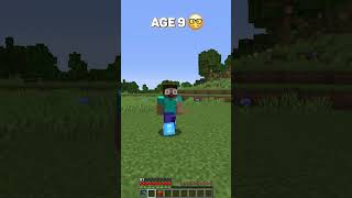 Avoiding Mistakes vs Ages Ability meme shorts minecraft [upl. by Wenona]