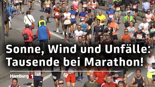 Hamburg Marathon 2024 Zwischen schweren Bedingungen und großen Gewinnern [upl. by Duff]