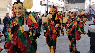 Narrentreffen in Offenburg 2020 Narrenumzug Fastnacht Offenburger Hexenzunft🎭 🥳🔊🎈🎈🎈🎊🎉🎉🍬🍬🍬08022020 [upl. by Kenta496]