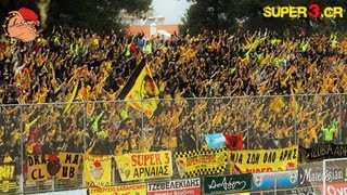 5000 ARIS fans in Komotini  Panthrakikos  Aris 11 20092010  SUPER3 Official [upl. by Griggs]