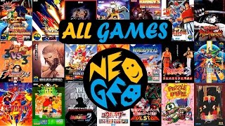 Catálogo Completo de NeoGeo 148 Juegos  ALL GAMES [upl. by Levitt909]