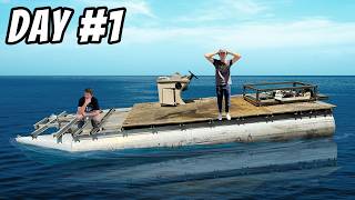 Transforming Abandoned Boat into a Houseboat  Ep 1 [upl. by Rivy]