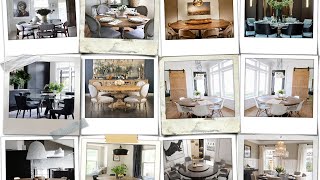 81 Modern Round Dining Table Decor Ideas [upl. by Ybroc]