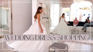 TRYING ON WEDDING DRESSES FOR THE FIRST TIME ✨  Suzie Bonaldi [upl. by Milburt585]