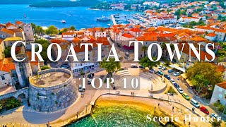 10 Best Charming Towns To Visit In Croatia  Croatia Travel Guide [upl. by Krischer396]