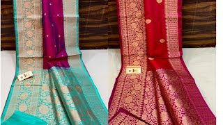 pure Handloom KATANsilk Sareeswhatsapp 9324546827 [upl. by Tony860]