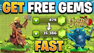 Secrets to Free Gems in Clash of Clans 2024  No hack  Nidositecoc [upl. by Aivilys684]