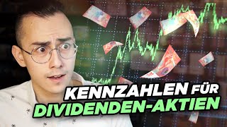 Die wichtigsten DIVIDENDENKennzahlen als Investor [upl. by Sorenson]