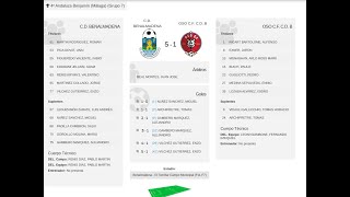 Jornada 3 2425  Atl Benamiel Benjamín D 5  Osos CF CD B 1 [upl. by Oiralednac]