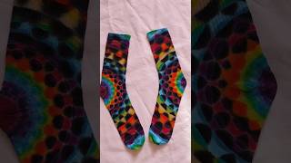 Tie Dye Socks tiedye art handmade tiedyesocks shorts viral fyp [upl. by Caesar]