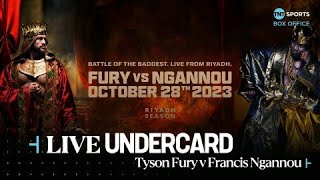 LIVE 🥊 Undercard Tyson Fury v Francis Ngannou [upl. by Larson]