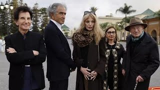 BernardHenri Lévy  Arrivée de Macron amp Mohammed VI à Rabat Maroc 28 octobre 2024 [upl. by Oned905]