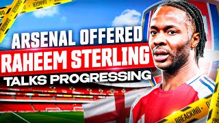 Champions League Draw Reaction Arsenals Chances of signing Raheem Sterling [upl. by Naed]