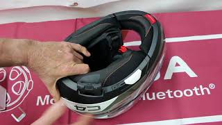 SCHUBERTH C4 SENA SC1 Install [upl. by Keary]