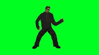 Terminator T850 dancing green screen [upl. by Eiluj855]