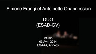 Simone Frangi amp Antoinette Ohannessian  Duo ESADGV [upl. by Eedrahs]