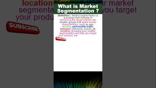 What Is Market Segmentation [upl. by Peednas]