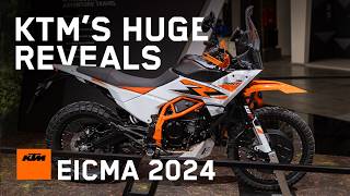 KTM at EICMA 2024 – Huge Reveals and Epic Moments  KTM [upl. by Enylrac403]